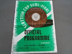 Scottish Cup Football Programme.