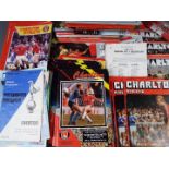 Charlton Athletic Football Programmes.