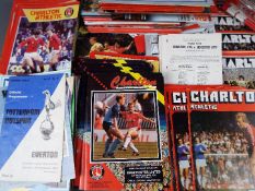 Charlton Athletic Football Programmes.