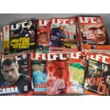 A large quantity of Liverpool Football Club Official Magazines.