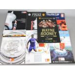 Manchester United Big Match Programmes comprising 2007 and 2018 FA Cup Finals,