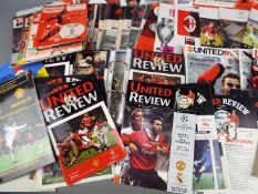 Manchester United Football Programmes.