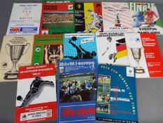 Football - European Cup Final programmes;