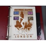 The Olympic Masterfile - a collection of official Postal Covers and mint Postage Stamps contained