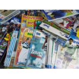 Football Programmes. A large amount of general football programmes 1970s onwards unsorted.