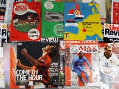 Manchester United Football Programmes.