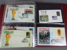 The World Cup Masterfile - a collection of official Postal Covers contained in two collector's