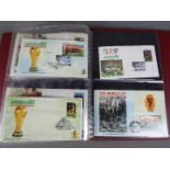 The World Cup Masterfile - a collection of official Postal Covers contained in two collector's