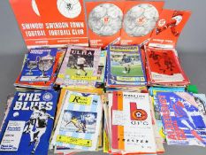 A collection of approximately 300 Football League and Cup programmes, ca 1970s and later,