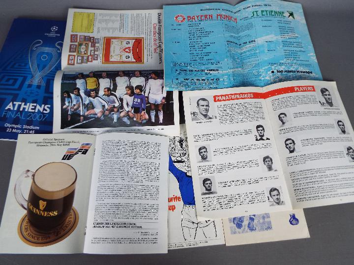 Football Programmes. European Cup / Champions League Finals. - Image 4 of 4