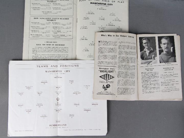 Manchester City 1955 Cup Run - FA Cup Final programme Man City v Newcastle Utd, - Image 3 of 3