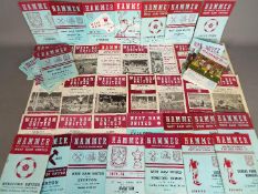 West Ham United Football Programmes. 64 Home programmes 1959 to 1981.