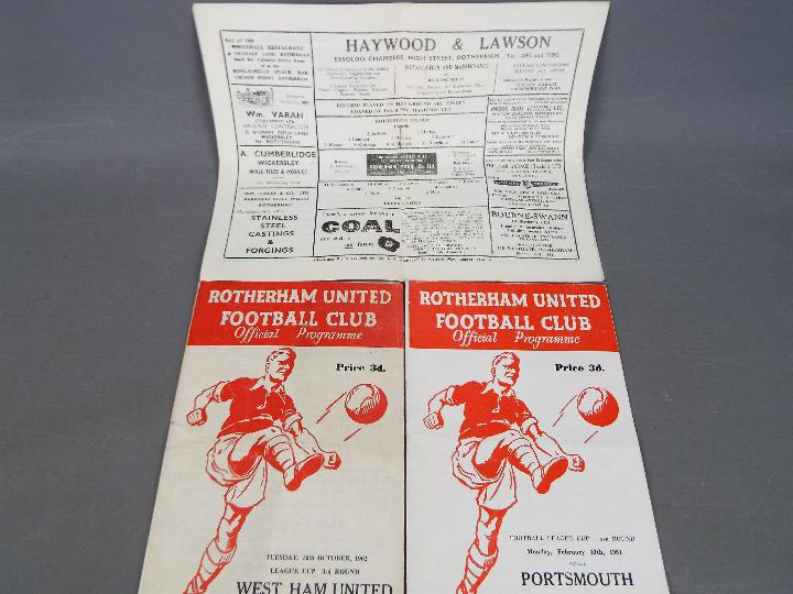 Rotherham United Football Programmes. - Image 2 of 2