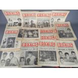 Boxing News - 49 issues of Boxing News weekly newspaper from 1958, an almost complete run,