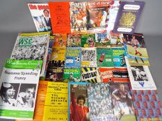 A mixed lot of national and regional football annuals and fanzines.