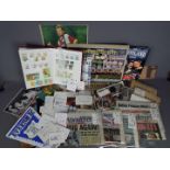 A mixed lot of Football related memorabilia to include 'Le Miroir des Sports' French sports