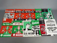 Scottish Football Programmes. 1960-1970 big match issues.