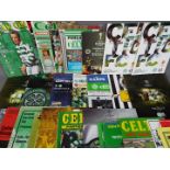 Glasgow Celtic Football Programmes.