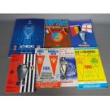 Football Programmes. European Cup / Champions League Finals.