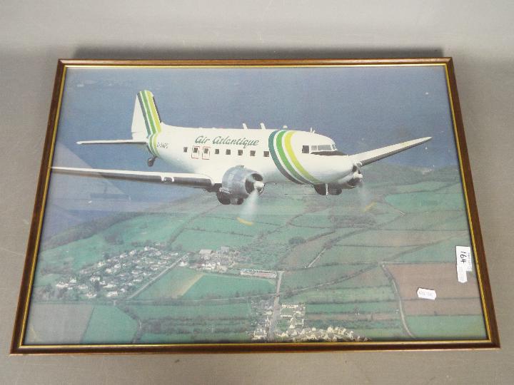 A collection of aviation related prints, all framed under glass, varying image sizes. - Image 3 of 6