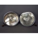 Vintage Automobilia - A pair of vintage Marchal Strilux 12" (30cm) lamps, c.1930's.