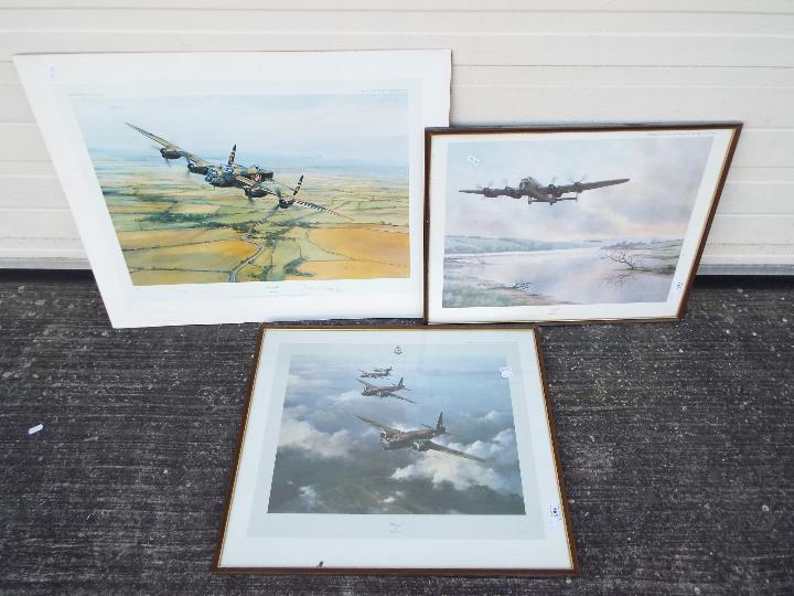 Three aviation related prints to include 'Prelude' after Geoffrey R.