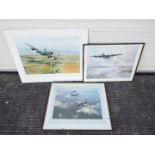 Three aviation related prints to include 'Prelude' after Geoffrey R.