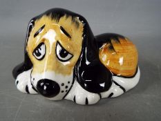 Lorna Bailey - a Lorna Bailey dog entitled Dozy, 7 cm.