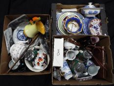 A mixed lot comprising ceramics to include Mintons, Royal Worcester, Noritake,