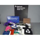 A mixed lot of items and ephemera relating to Natwest Bank.