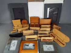 Unused Retail Stock - Granite and slate photograph frames, pens, coasters and similar.