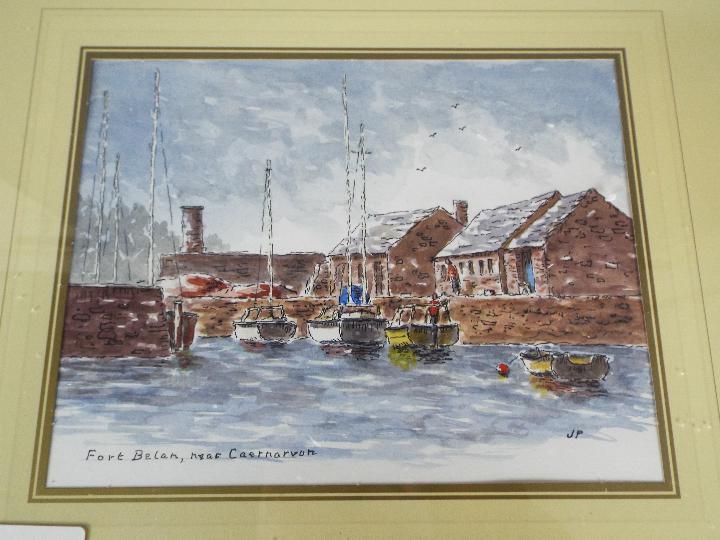 John Platts - four watercolours by John Platts depicting various UK scenes, - Image 3 of 5