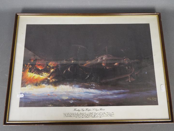 A collection of aviation related prints, all framed under glass, varying image sizes. - Image 4 of 6