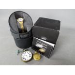 A lady's Citizen Eco Drive wristwatch in original case and outer box, with spare links,