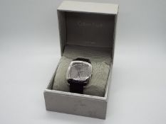 A gentleman's Calvin Klein calendar wristwatch