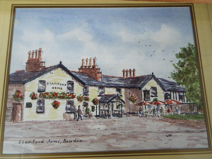 John Platts - eight watercolours by John Platts depicting various UK scenes, - Image 2 of 6