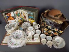 Mixed lot to include Victorian tea wares possibly Bowers, Tunstall,