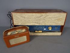 Two vintage radios comprising a Bush VHF91 and a Roberts Model R200.