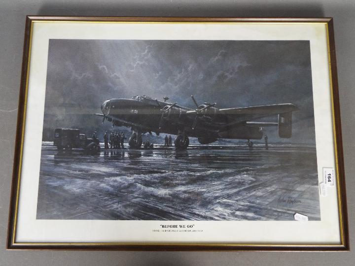 A collection of aviation related prints, all framed under glass, varying image sizes. - Image 2 of 6