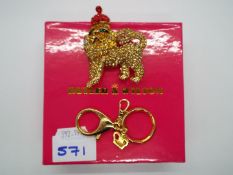 Butler & Wilson - a Butler & Wilson stone set brooch in the form of a lion,
