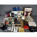 Lot to include dressing table items, cosmetic and toiletries gift sets, purses,