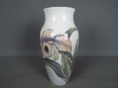 A large Royal Copenhagen vase with floral decoration,