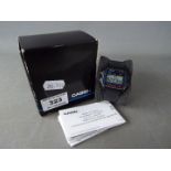 A gentleman's Casio digital display sports wristwatch in original box.