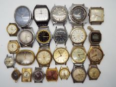 A good collection of vintage watch heads