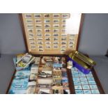 Cigarette Cards - A collection of cigarette and tea cards,