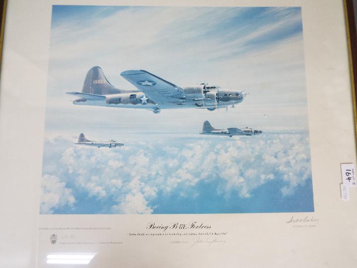 A collection of aviation related prints, all framed under glass, varying image sizes. - Image 5 of 6