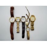 A collection of wristwatches to include Rotary, Seiko,