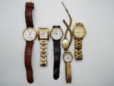 A collection of wristwatches to include Rotary, Seiko,