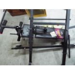 Fitness Equipment - A York 315 weight bench (dismantled for transportation).