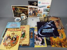 A mixed lot of ephemera to include Venice Simplon Orient Express brochures and a bar car ashtray,